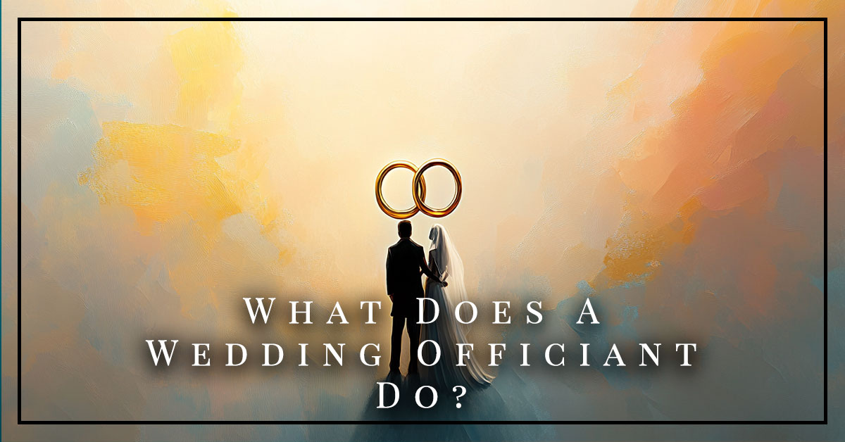 What is a wedding officiant?